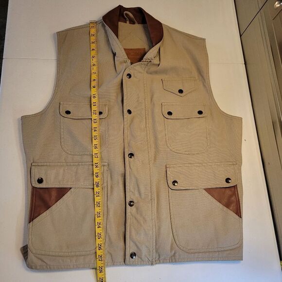 Outback Trading Company Shearer S Utility Vest Men's Large Canvas Vintage - Picture 14 of 16